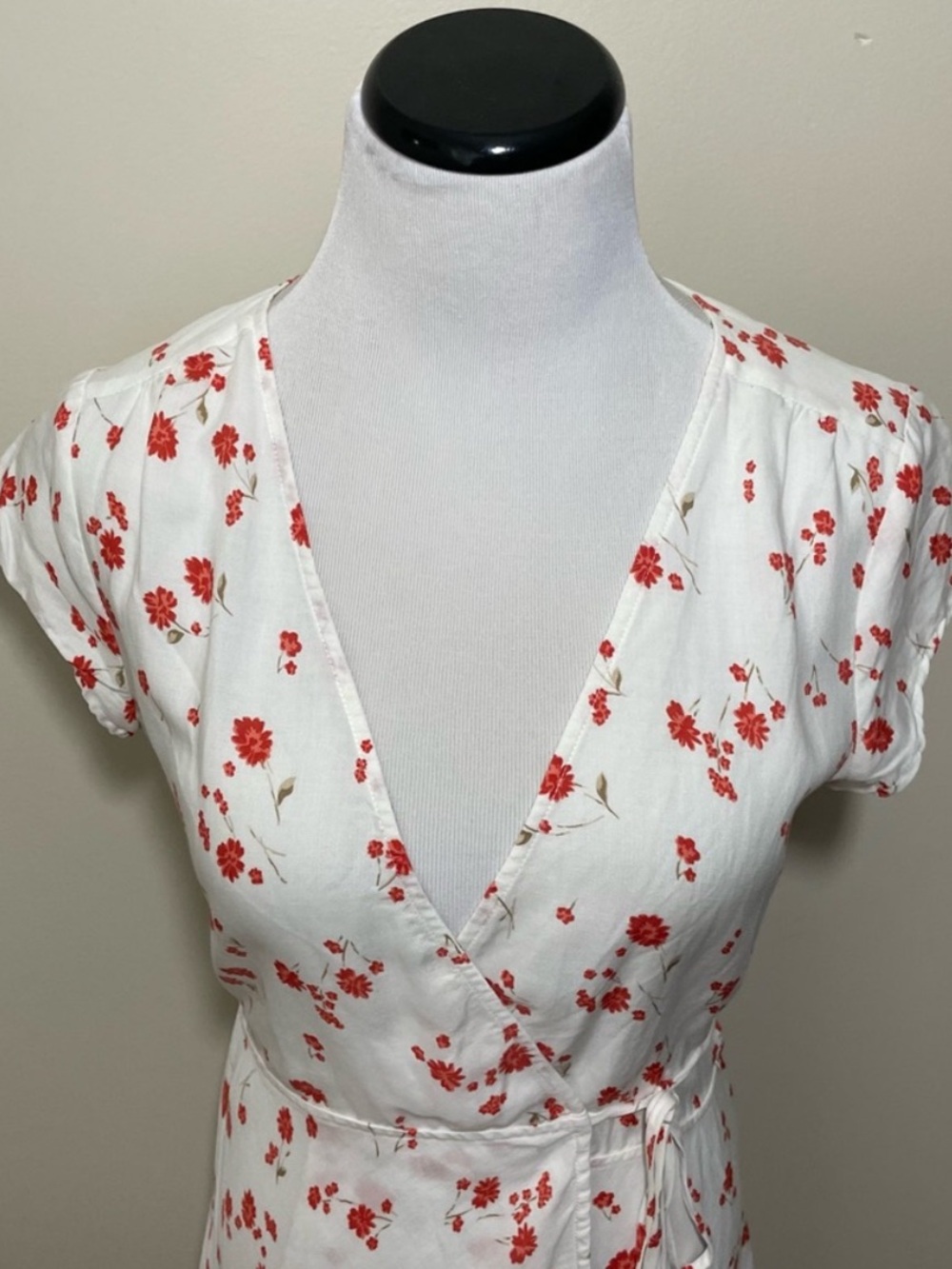 Reformation Ports Wrap Mini Dress Eleanor Print - Picture 5 of 12